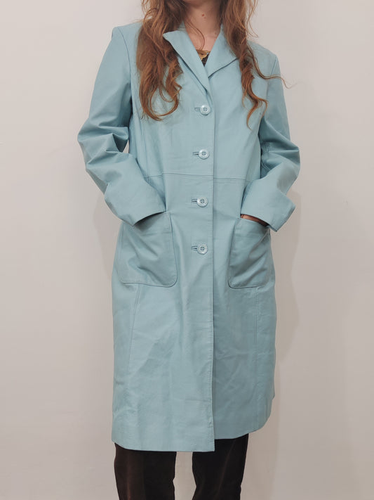 Vintage Leather Trench