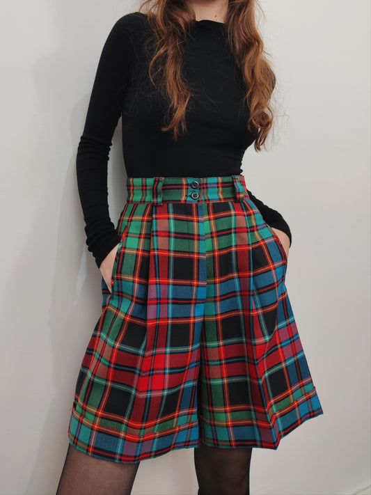 Vintage Checkered Shorts