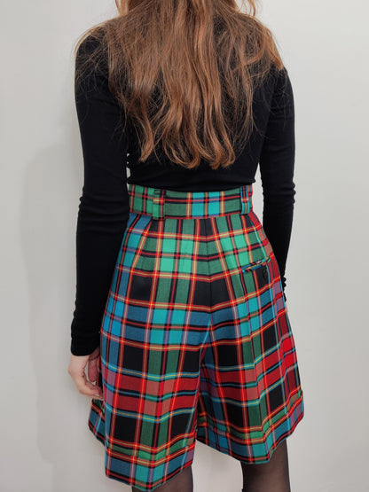 Vintage Checkered Shorts
