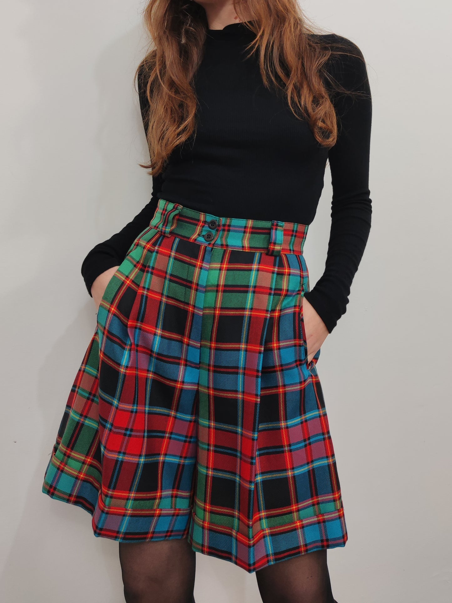 Vintage Checkered Shorts