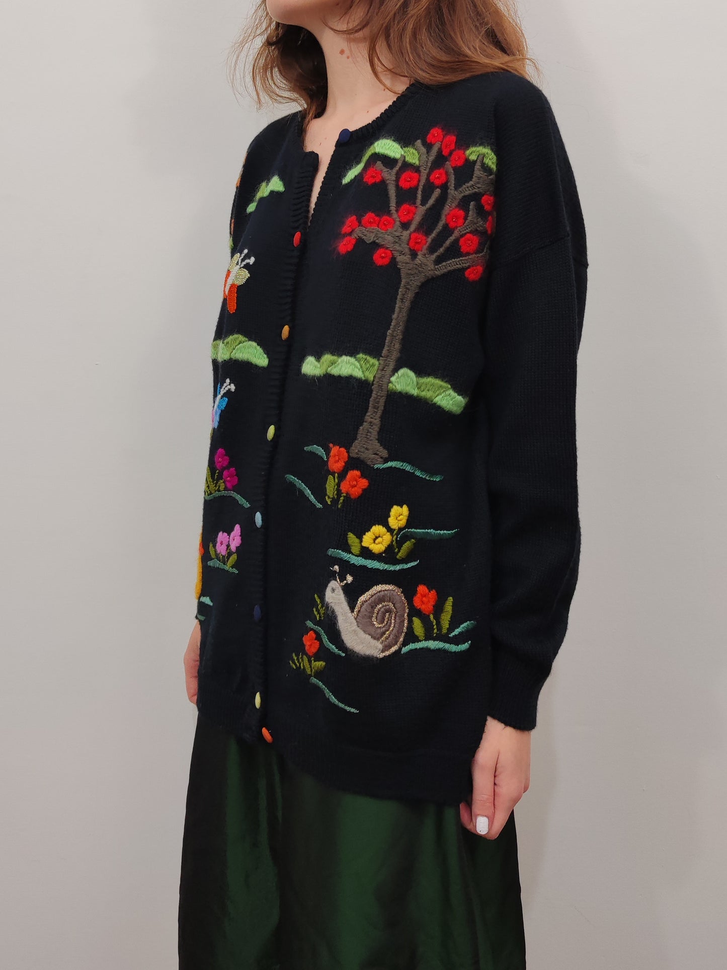Vintage Embroidered Cardigan