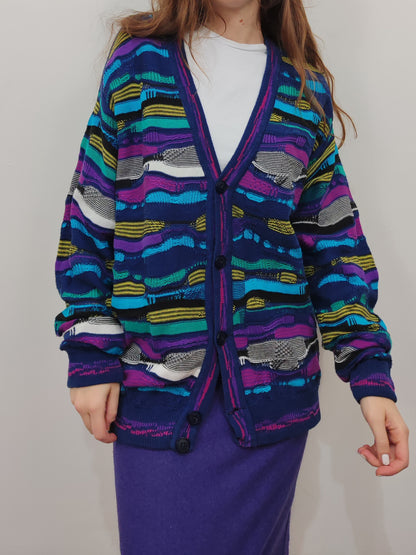 Conte of Florence 100% Cotton Vintage Cardigan