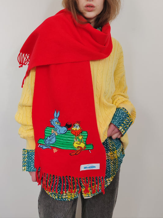 1993 Cartiush Lupo Alberto Maxi Scarf