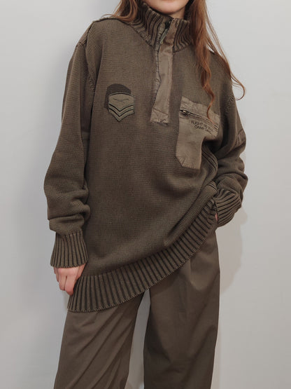Woolly-Pully Military Jumper