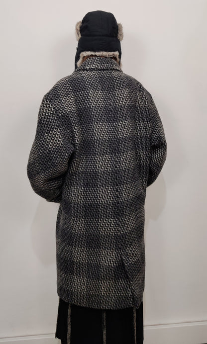 Vintage Wool Blend Optical Coat