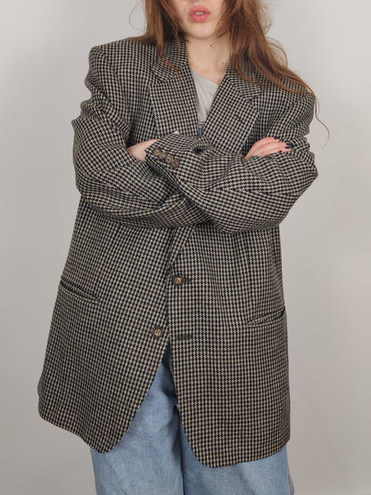 Vintage Tailored Wool Blazer