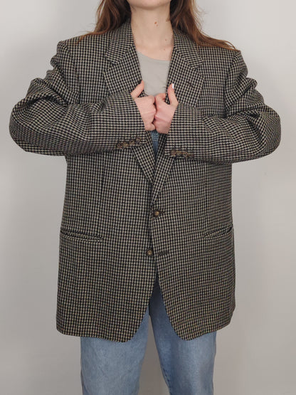 Vintage Tailored Wool Blazer