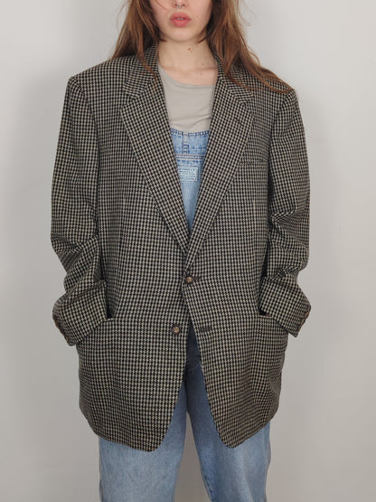 Vintage Tailored Wool Blazer