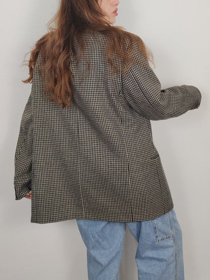 Vintage Tailored Wool Blazer