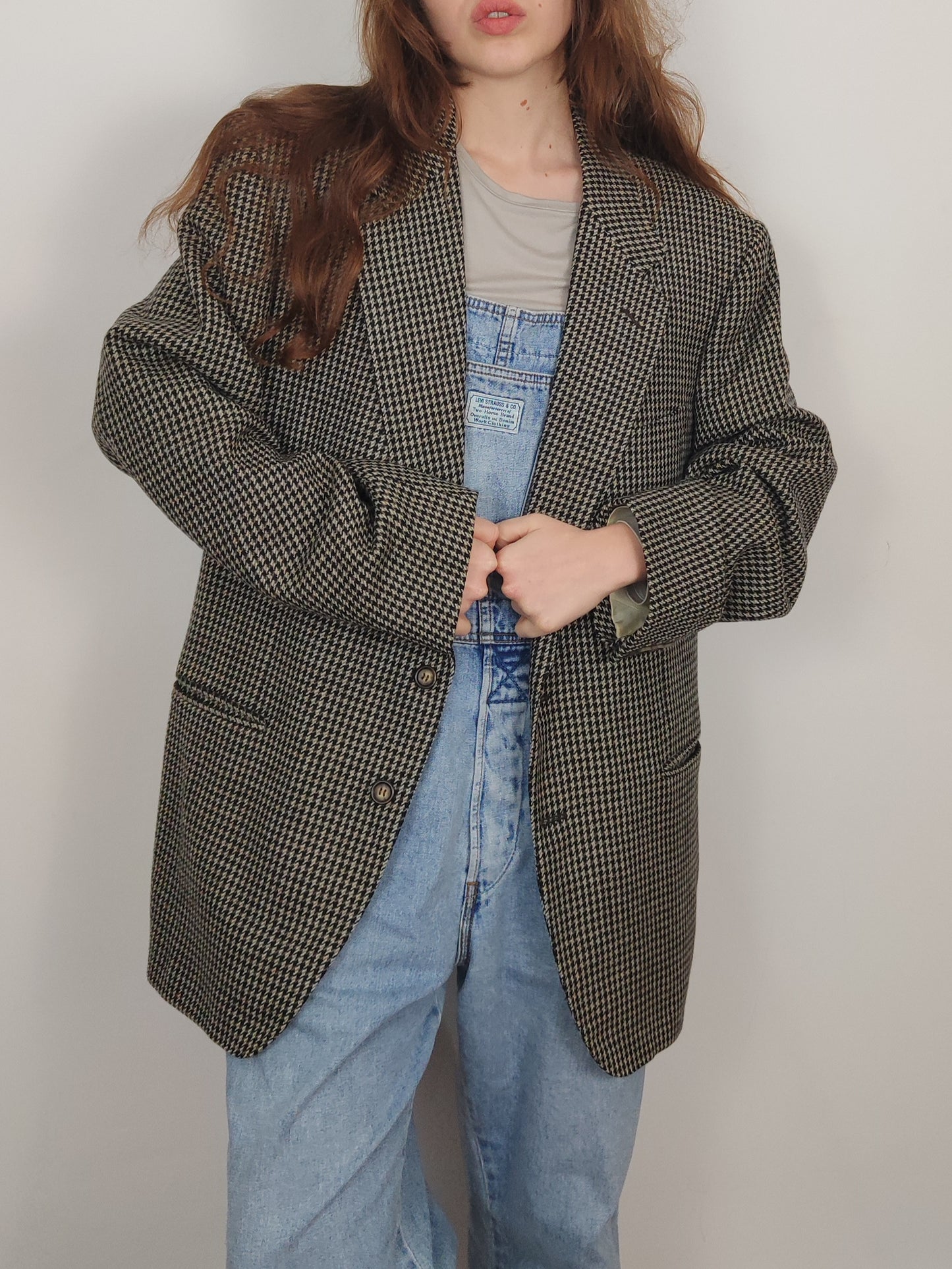 Vintage Tailored Wool Blazer