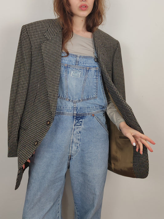 Vintage Tailored Wool Blazer