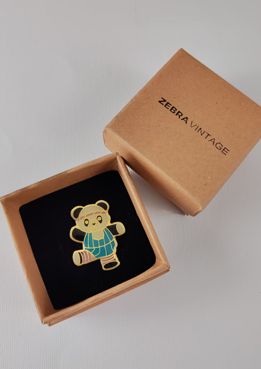 '90s Panda Gym Pin