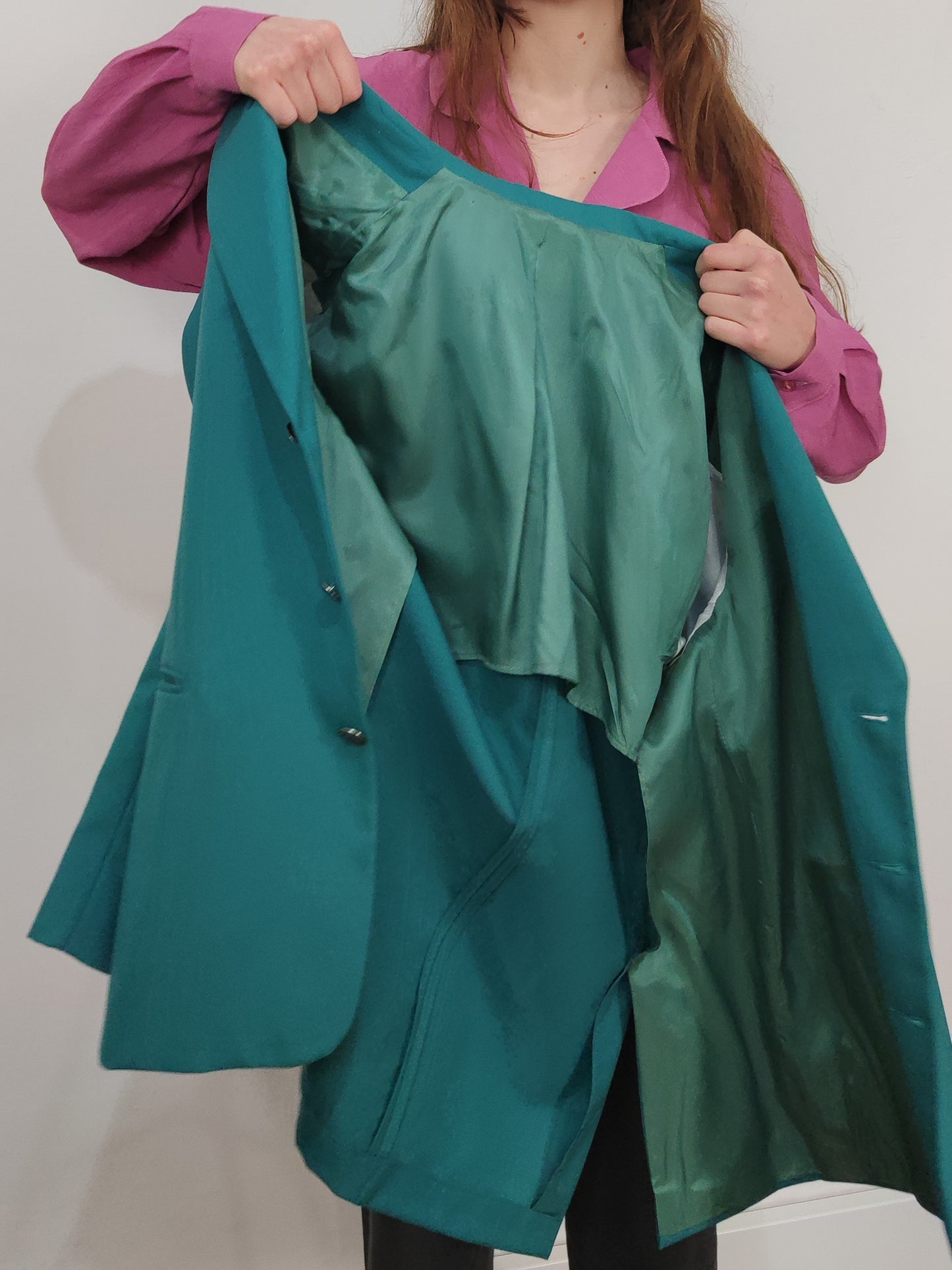 Vintage Pure Wool Oversized Blazer