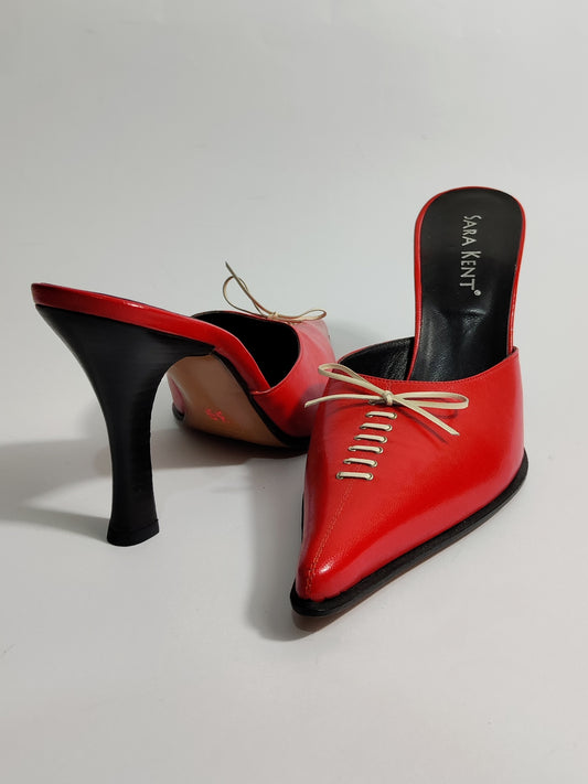 Vintage Leather Mules