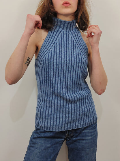Y2K Turtleneck Top