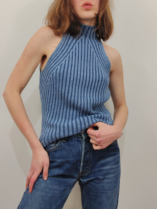 Y2K Turtleneck Top