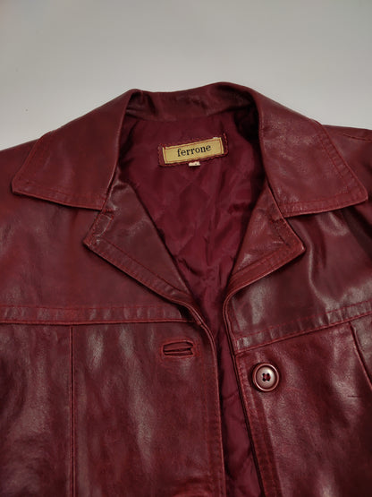 Vintage Leather Blazer