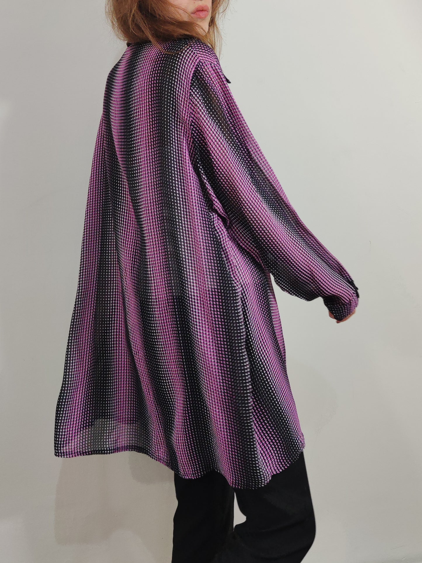 '90s Optical Mesh Shirt