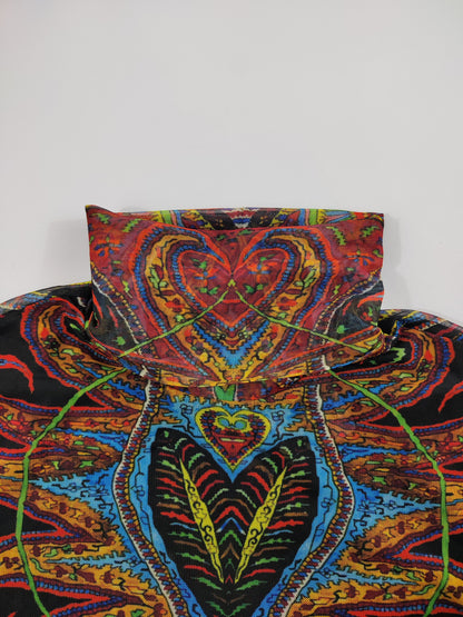 Christian Lacroix X Desigual Turtleneck Mesh Top