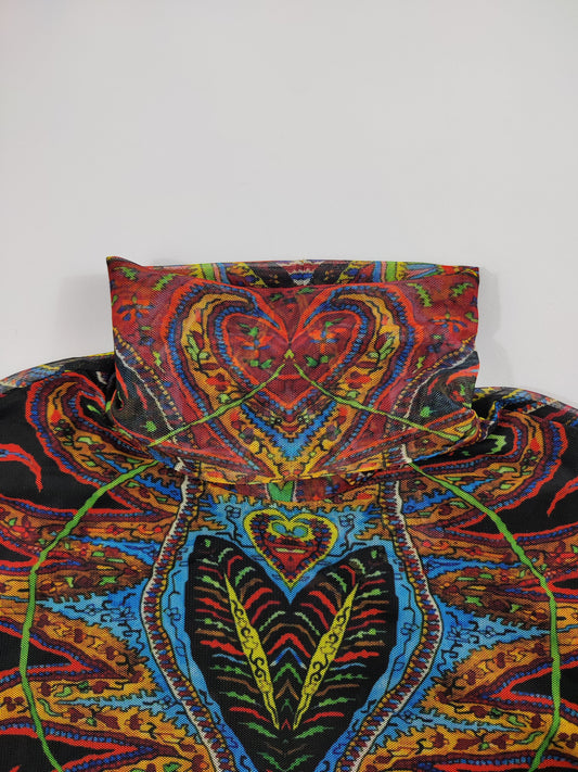 Christian Lacroix X Desigual Turtleneck Mesh Top