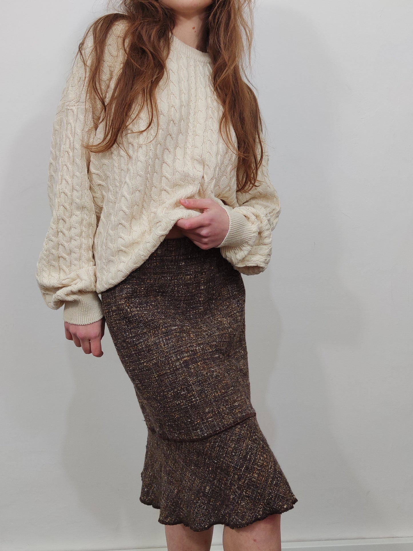 Moschino Vintage Tweed Skirt