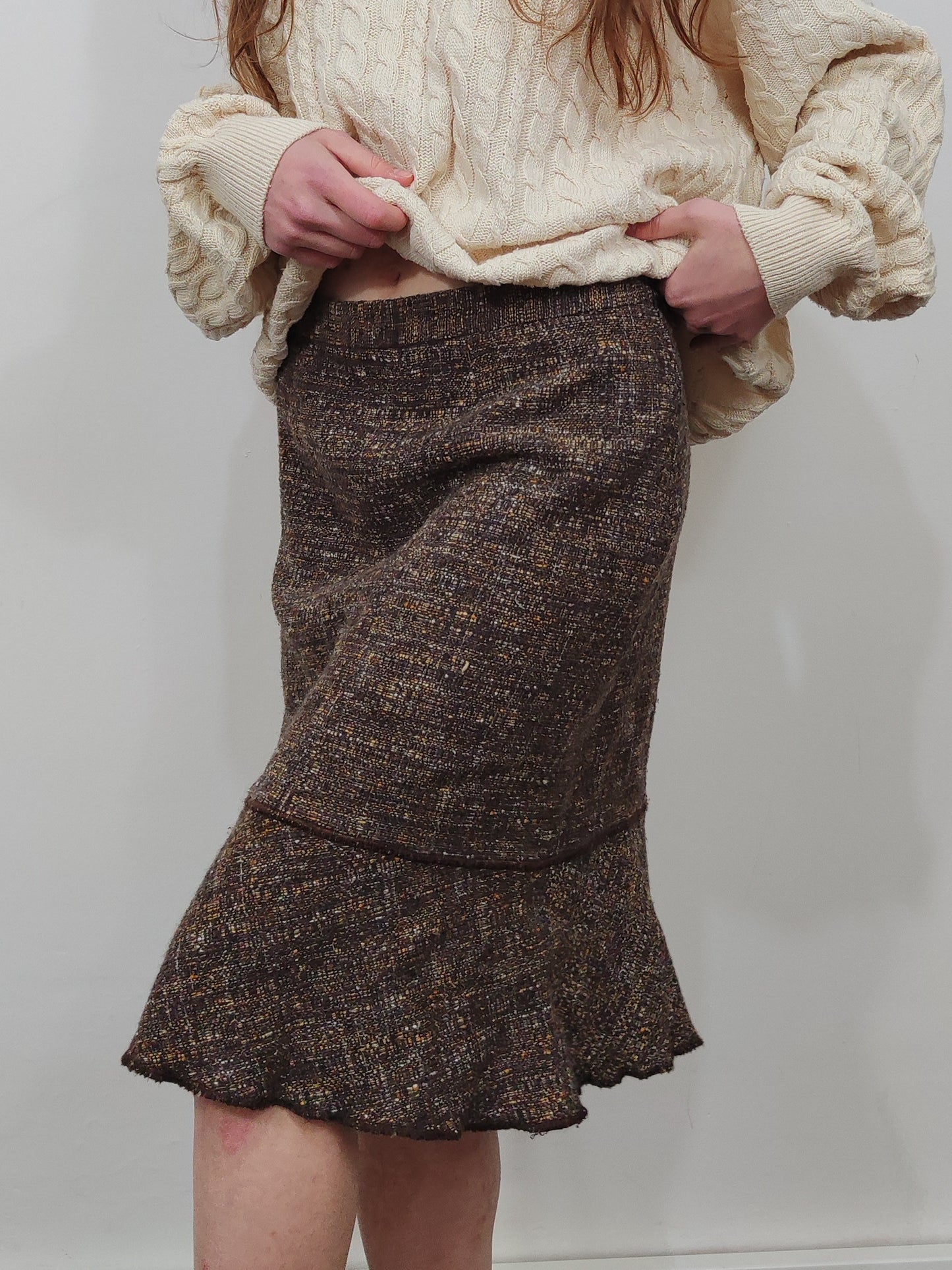 Moschino Vintage Tweed Skirt