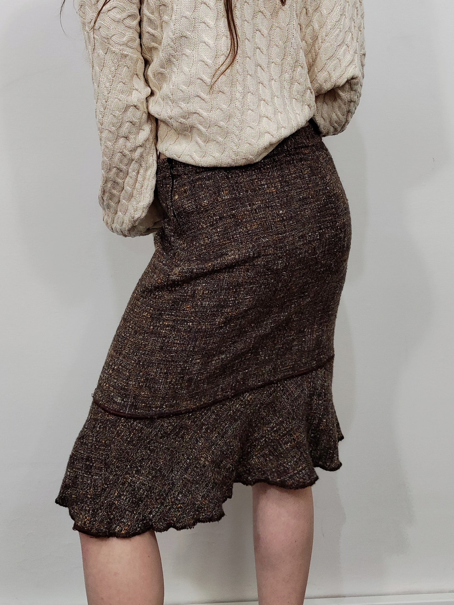 Moschino Vintage Tweed Skirt