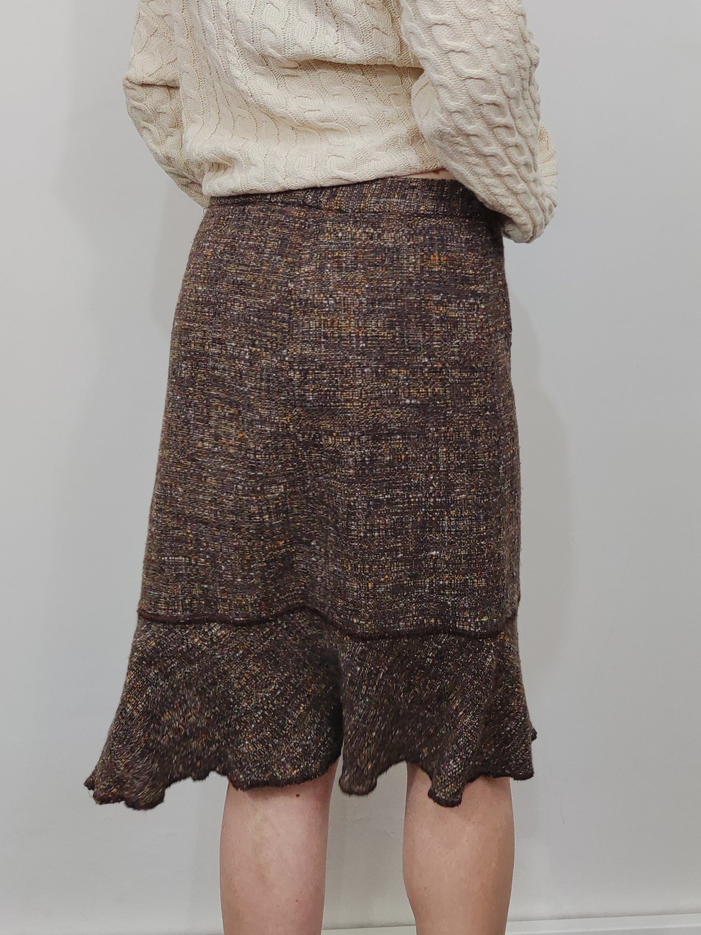 Moschino Vintage Tweed Skirt