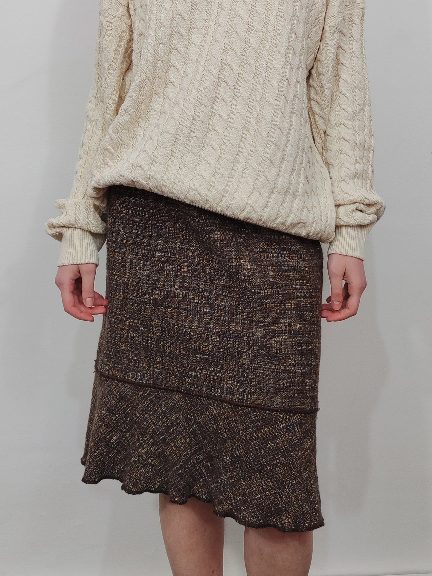 Moschino Vintage Tweed Skirt