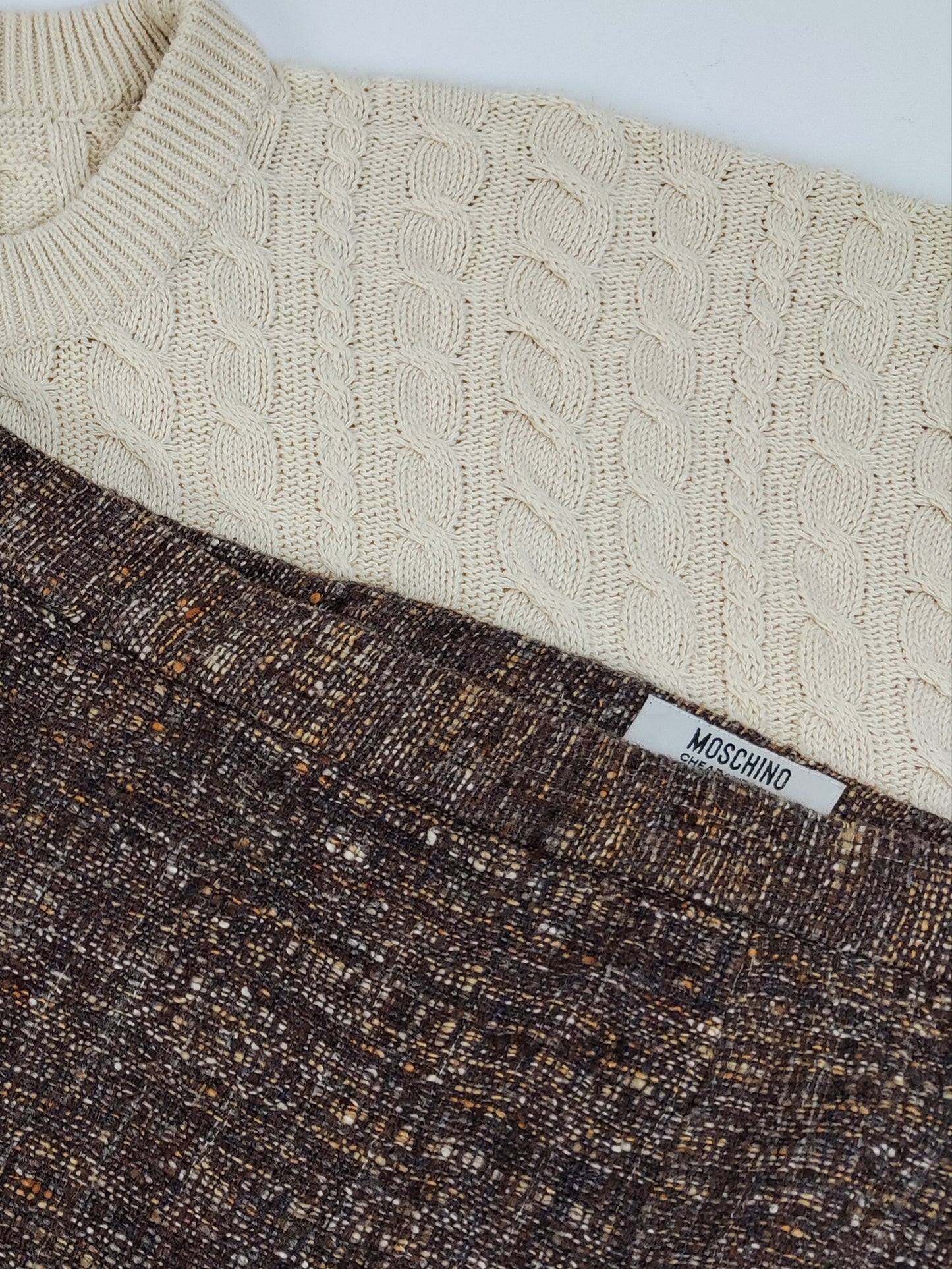 Moschino Vintage Tweed Skirt