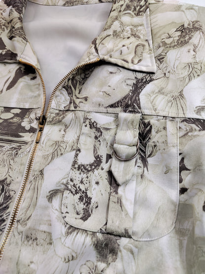 Vintage All-Over Print Jacket