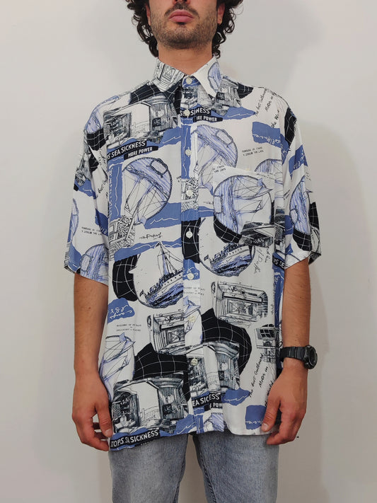 Vintage Print Shirt
