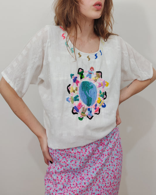 Vintage Embroidered Top