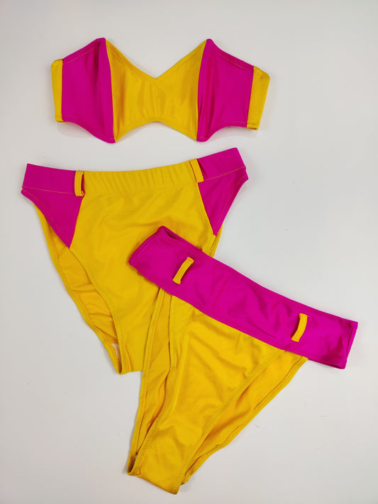 Vintage 3Pcs Swimsuit - XS/S