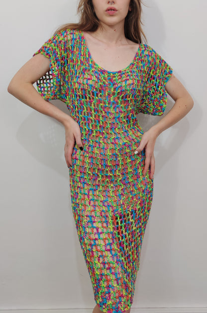 Crochet Fishnet Beachrobe