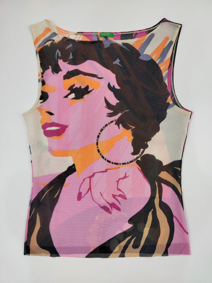 Y2K Mesh Top