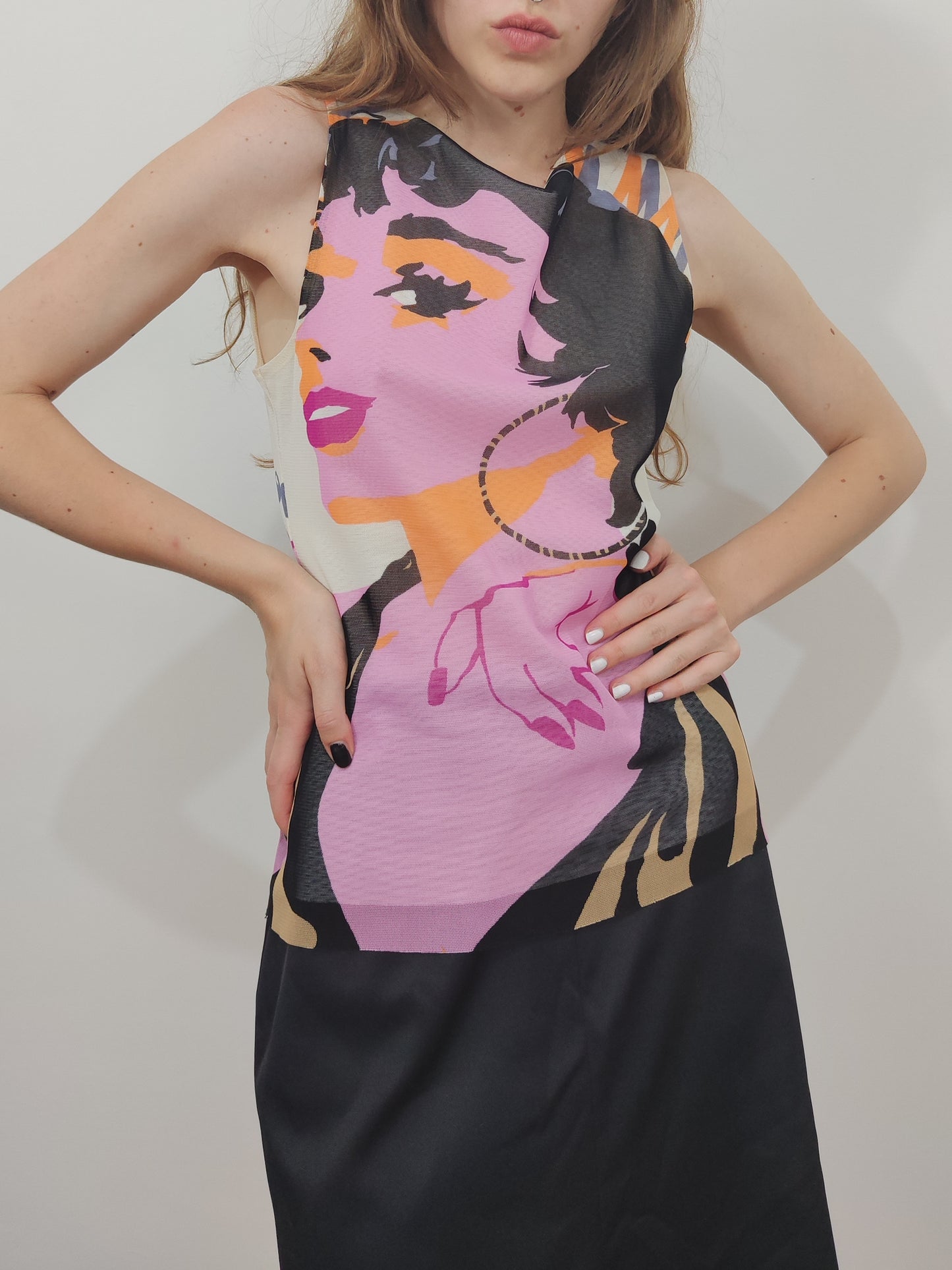 Y2K Mesh Top