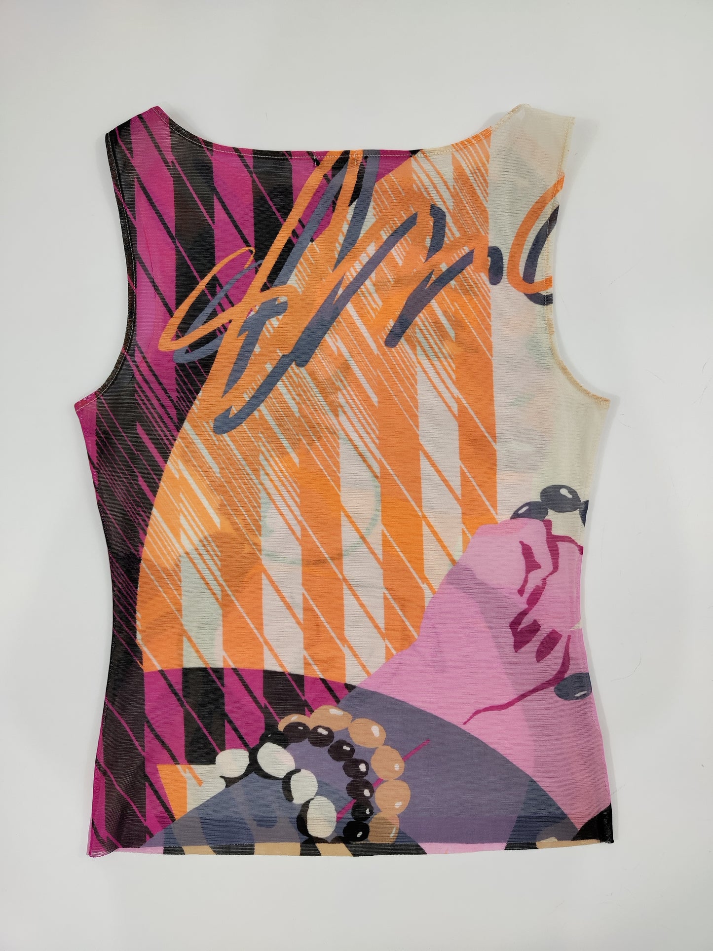 Y2K Mesh Top