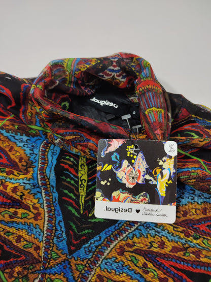 Christian Lacroix X Desigual Turtleneck Mesh Top