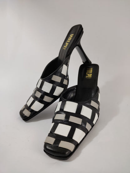 Vintage Leather Mules