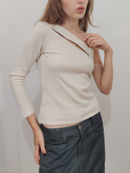'90s One Shoulder Top - Size L