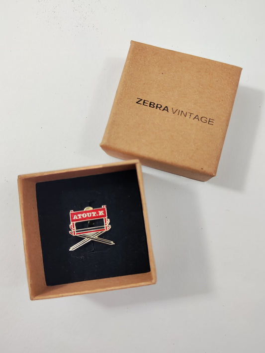 Vintage Kodak Atout Director's Chair Enamel Pin