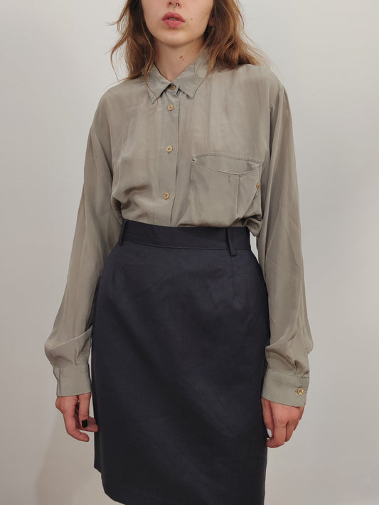 Deadstock Wool Skirt - Size S/M