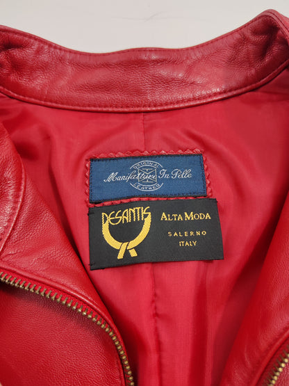 Red Genuine Leather Jacket