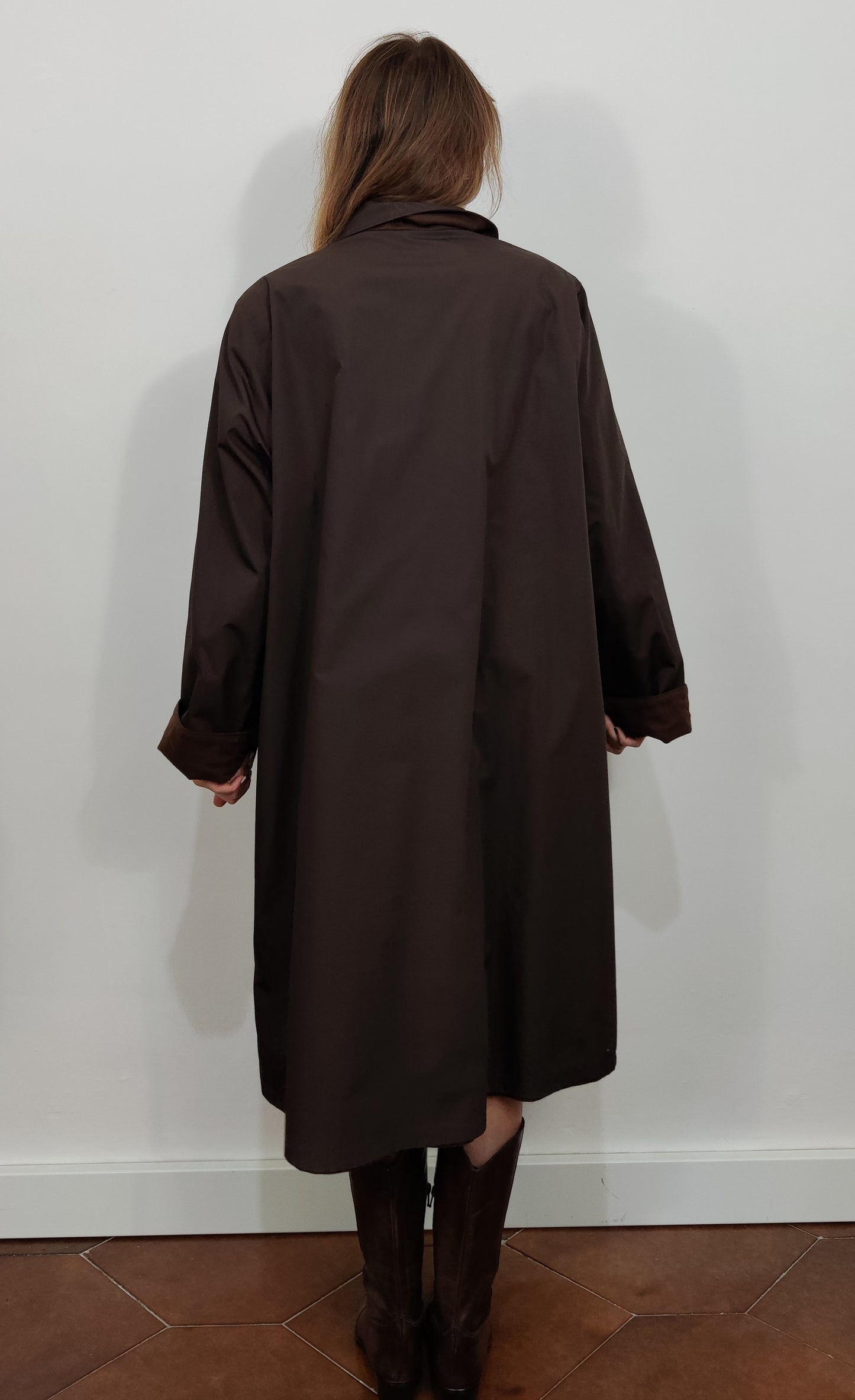 Reversible '80s Wool Trenchcoat