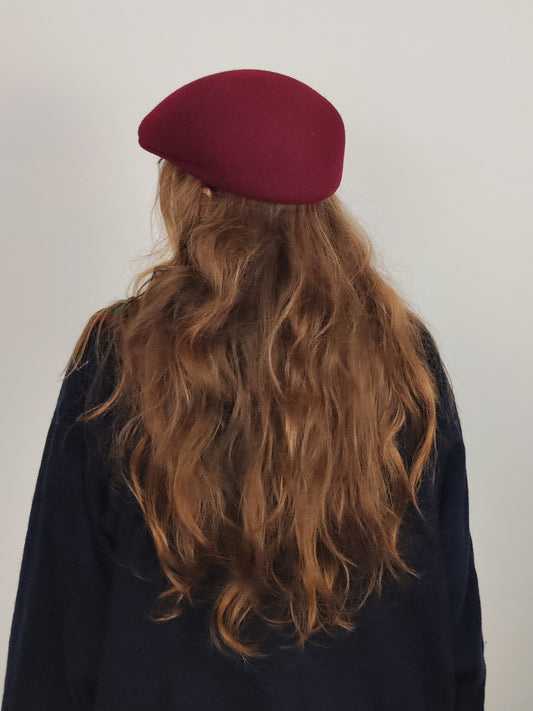 '80s Burgundy Hat
