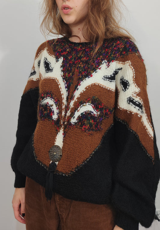'80s Western Pullover