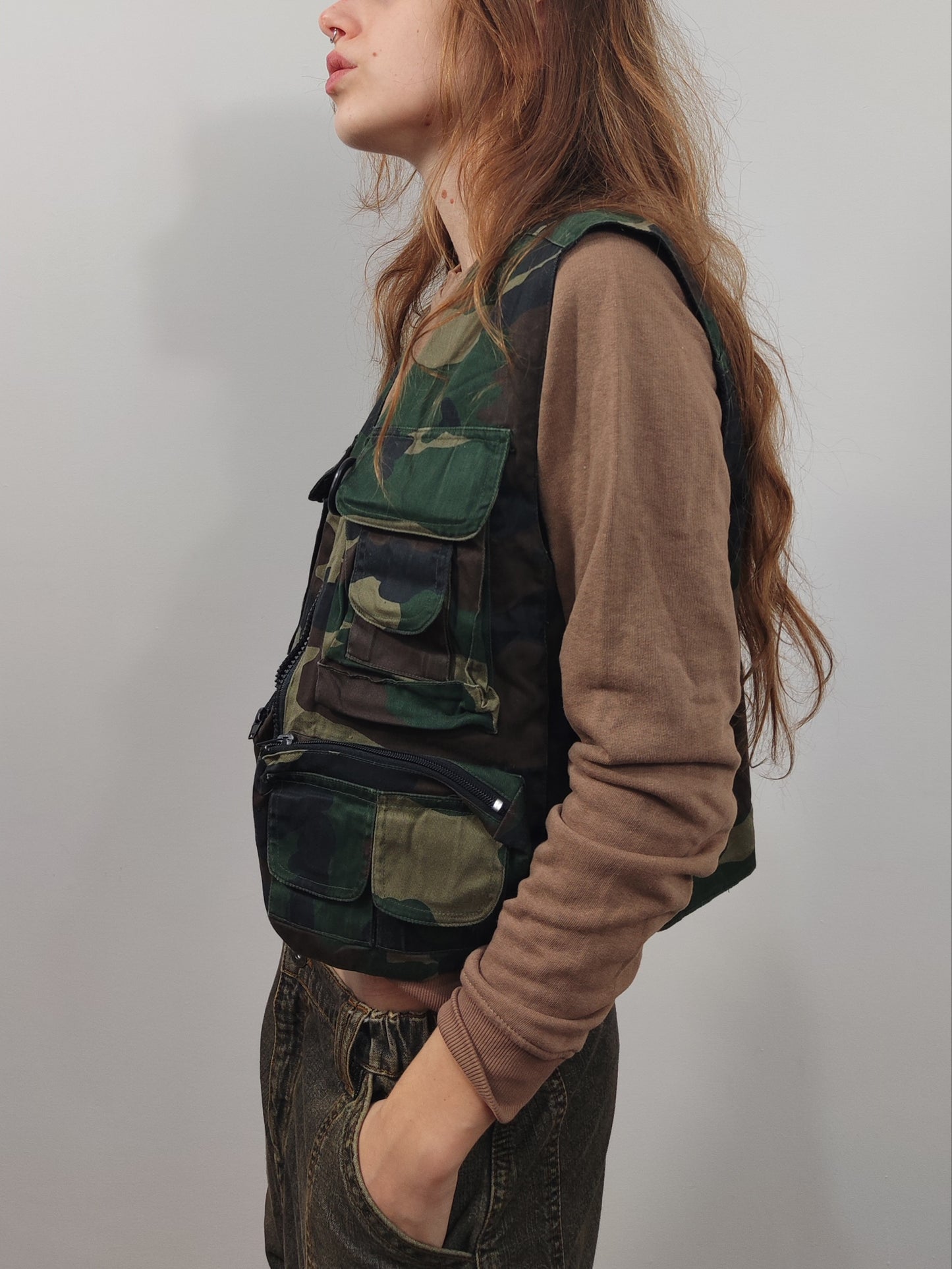 Camo Utility Vest, Cotton.