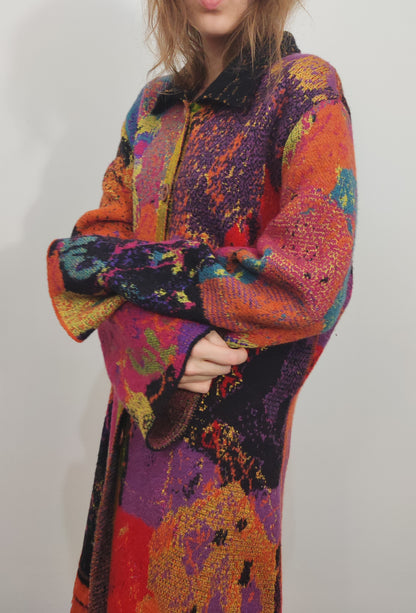 Archive - Della Vintage Abstract Coat