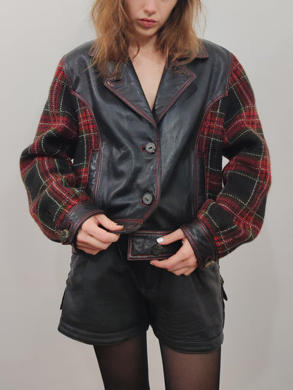 Leather&Wool Vintage Jacket